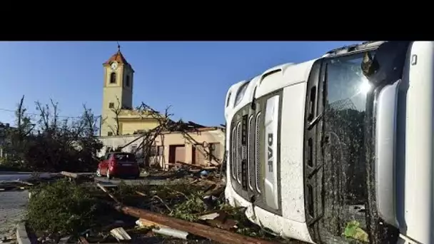 Tornade, grêle, foudre : violents phénomènes météo en Europe de l'Est