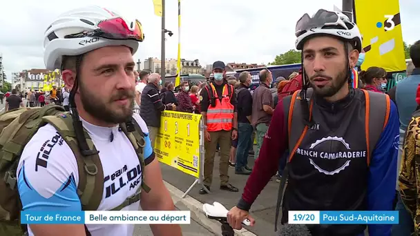 Pau : Tour de France, ambiance au départ