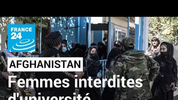 Après le secondaire, les Taliban interdisent l'université aux Afghanes • FRANCE 24