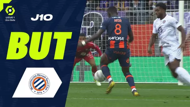 But Akor Jerome ADAMS (13' - MHSC) MONTPELLIER HÉRAULT SC - TOULOUSE FC (3-0) 23/24