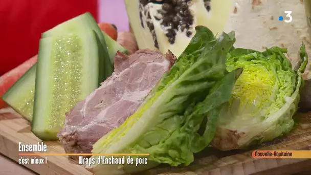 Wraps à l' enchaud de porc - ecm 17022020