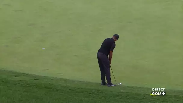 Premier birdie de la journée pour Tiger Woods !