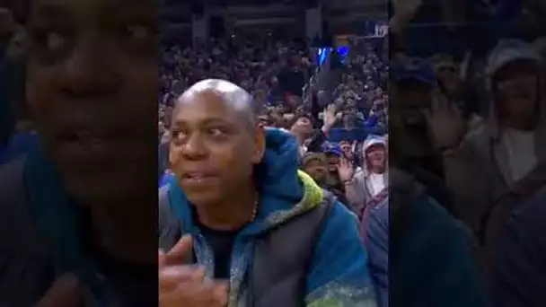 Chris Rock & Dave Chappelle Courtside In San Francisco | #Shorts