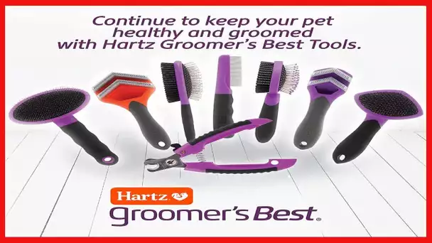 Hartz Groomer's Best Fur Fetcher De-Shedder Cat Brush