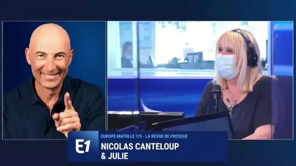 Marine Le Pen : "Eric Zemmour m'inquiète mais il me donne l'air plus respectable" (Canteloup)