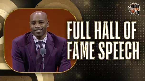 Vince Carter | Hall of Fame Enshrinement Speech