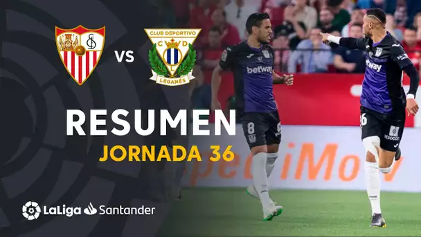 Resumen de Sevilla FC vs CD Leganés (0-3)