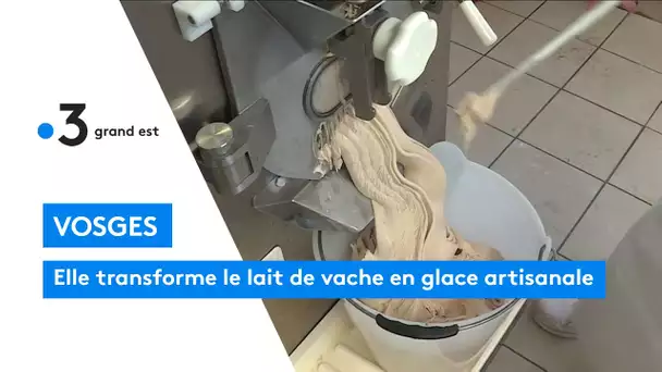 Vosges : elle transforme le lait de vache en glace artisanale