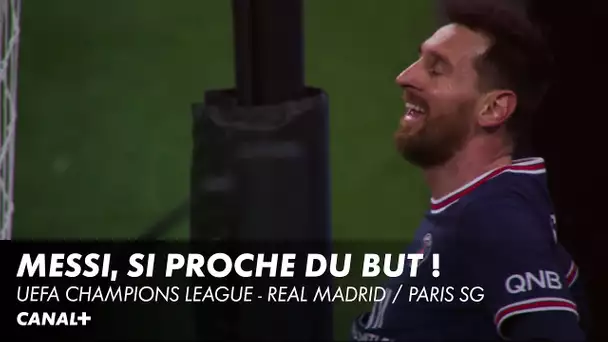 Messi, si proche de l'ouverture du score !  - Real Madrid / PSG - UEFA Champions League