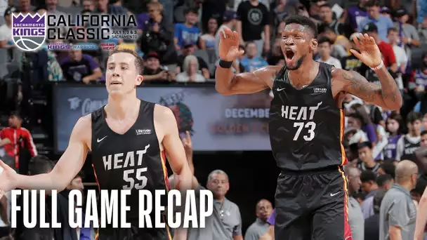 HEAT vs KINGS | Miami Comes All The Way Back! | California Classic