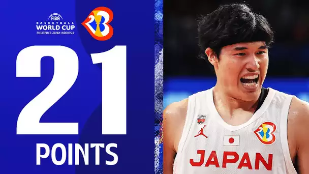 Yuta Watanabe Drops 21 PTS & 8 REBS To Help Lead Japan To An Comeback Win! #FIBAWC