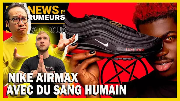 DES NIKE AIRMAX CONÇUES AVEC DU SANG HUMAIN, CE N'EST PAS UN POISSON ! 😳