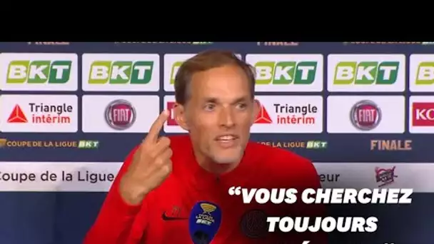 PSG - Lyon en  Coupe de la Ligue: la colère de Thomas Tuchel après la victoire