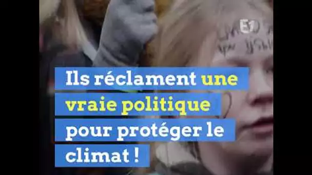 Ces jeunes Belges descendent dans la rue pour le climat