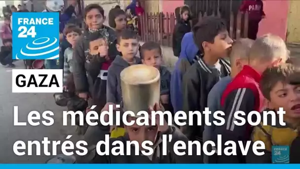 Gaza : arrivée d'aide humanitaire et de médicaments pour les otages • FRANCE 24