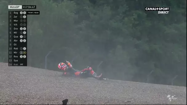 Chute de Johann Zarco !