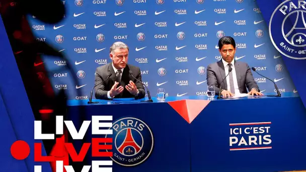 🎙 La conférence de presse de Nasser Al Khelaifi et Christophe Galtier au Parc des Princes 🔴🔵