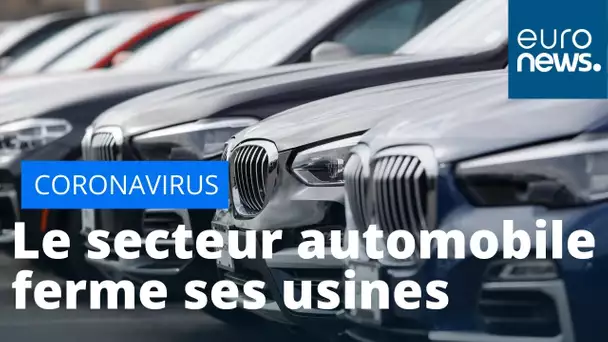 Le virus touche le secteur automobile, contraint de fermer ses usines et ses concessions