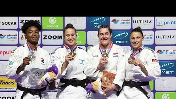 Mondiaux de judo : la Française Audrey Tcheuméo en argent en -78 kg