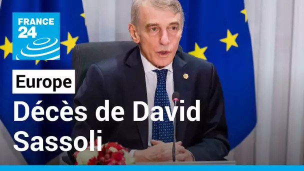 Le président du Parlement européen, l'Italien David Sassoli, est mort • FRANCE 24