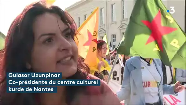 Nantes : un rassemblement contre l'attaque turque contre les kurdes de Syrie