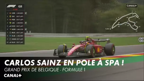 Carlos Sainz en pole à Spa - Grand Prix de Belgique - F1