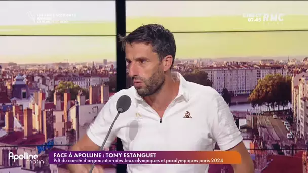 Tony Estanguet est face à Apolline ce matin sur RMC