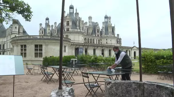 Le château de Chambord de nouveau ouvert après le confinement