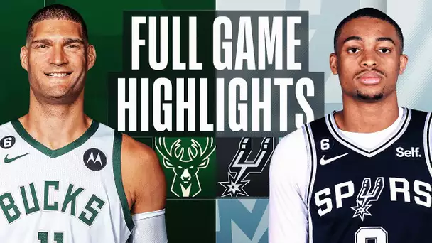 BUCKS at SPURS | NBA FULL GAME HIGHLIGHTS | November 11, 2022