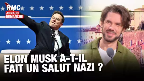 Arnaud Demanche : ELON MUSK A-T-IL FAIT UN SALUT NAZI ?