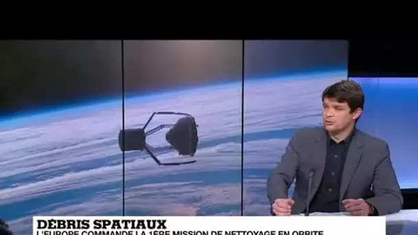 L'agence spatiale européenne commande la 1ère mission de nettoyage en orbite