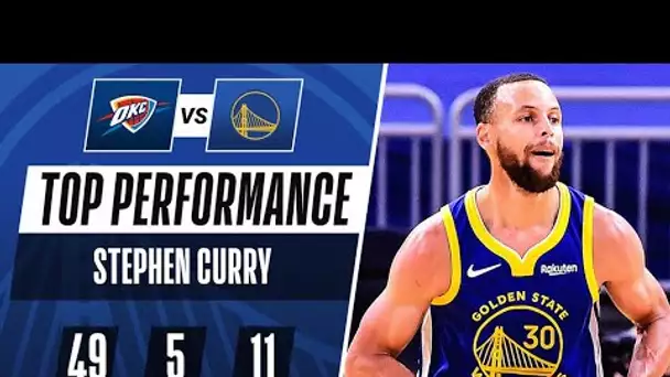 Steph drops 49 in 3Q’s & 11 3’s! 🔥