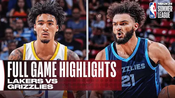 LAKERS vs GRIZZLIES | NBA SUMMER LEAGUE | FULL GAME HIGHLIGHTS