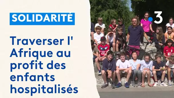 Timothée vient de traverser à vélo, l’Afrique au profit de l’association Les Petits Princes