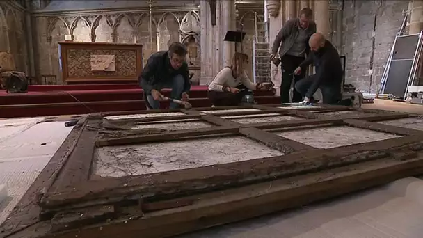 Un chef d'oeuvre de l'église Saint-Médard à Creil aux mains de restaurateurs parisiens