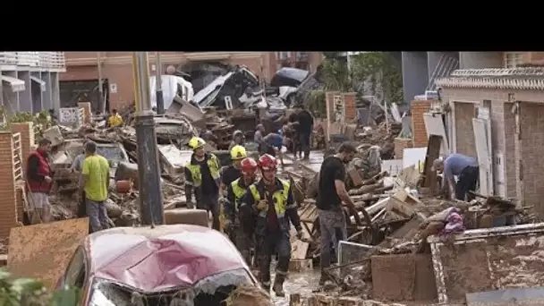 No Comment : Massanassa, en Espagne, fait face au chaos après les inondations