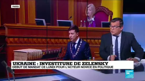 Investiture de Zelensky : "On ne sait pas vraiment quel est son programme"