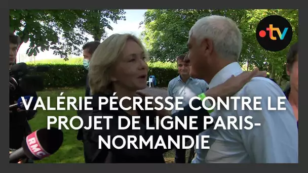 Valérie Pécresse a voté une motion pour faire abandonner le projet de ligne Paris-Normandie