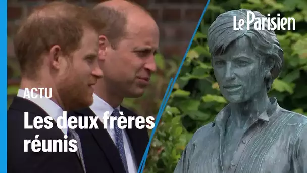 Harry et William côte à côte pour inaugurer une statue en hommage à Lady Di