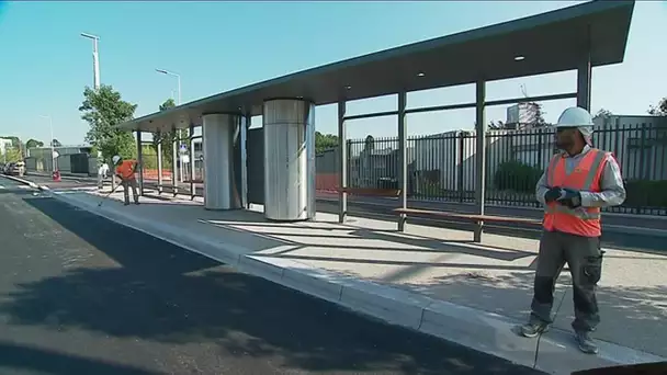 Antibes : fin des travaux du bus-tram, la mise en service aura lieu début août