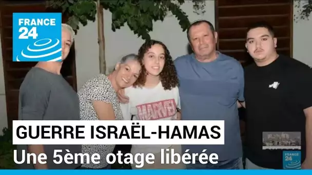 Guerre Israël-Hamas : une 5ème otage, soldate de 18 ans, libérée • FRANCE 24