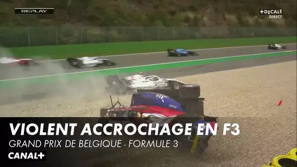 Violent accrochage en F3 - Grand Prix de Belgique