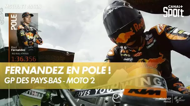 Raul Fernandez en pole devant son coéquipier Gardner - GP des Pays-Bas Moto 2
