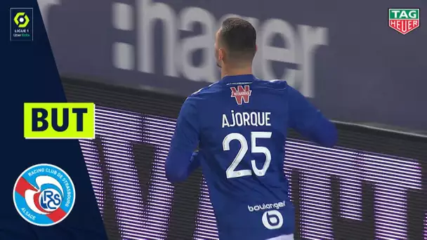 But Ludovic AJORQUE (51' - RC STRASBOURG ALSACE) RC STRASBOURG ALSACE - NÎMES OLYMPIQUE (5-0) 20/21