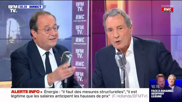 Face à Jean-Jacques Bourdin ce jeudi 21 octobre : François Hollande