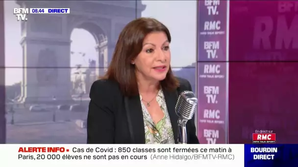 Anne Hidalgo sur RMC: "Oui, il faut fermer les écoles, la situation est très grave"