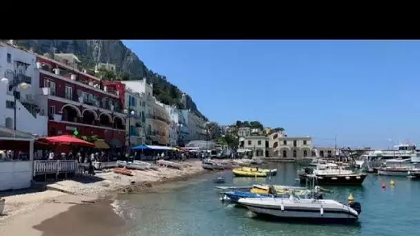 À Capri, l'absence des touristes étrangers pèse sur l'économie locale