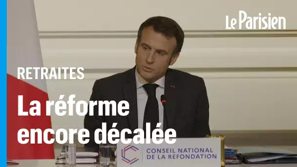 «Cela permet d'avoir quelques semaines de plus» : Emmanuel Macron décale la réforme des retraites