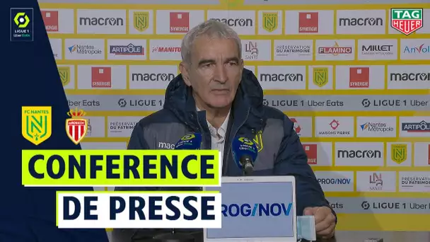 Conférence de presse FC NANTES - AS MONACO (1-2)  / 2020/2021