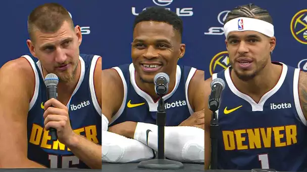 Russell Westbrook & Teammates Talk His Addition To The Nuggets At Media Day!